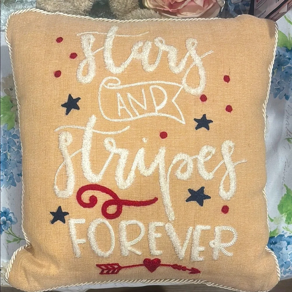Pier1 Imports “Stars and Stripes Forever” Decorative Pillow